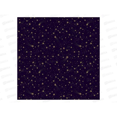 Бумага упаковочная MI Созвездия (10л,70*100см) УБ-6811