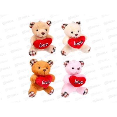 Игрушка &quotМишутка с сердцем&quot на брелке, микс, 7642136