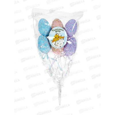 Декор пасхальный на палочке "Яйцо-бисер" 6шт 5*3*3см 9036278 Декор пасхальный на палочке "Яйцо-бисер" 6шт 5*3*3см 9036278