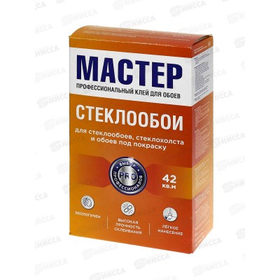 Клей МАСТЕР д/стеклообоев 450г *15