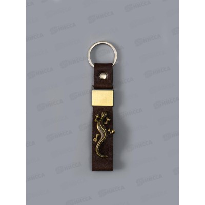 Брелок кожзам "Ремешок с ящерицей" 2,2*10см 10870495 Брелок кожзам "Ремешок с ящерицей" 2,2*10см 10870495