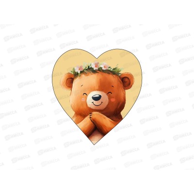 Открытка мини Мишка С Дн.Св.валентина 0219.727