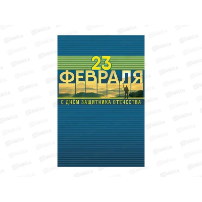 Открытка 121*183 23 ФЕВРАЛЯ 0826.179