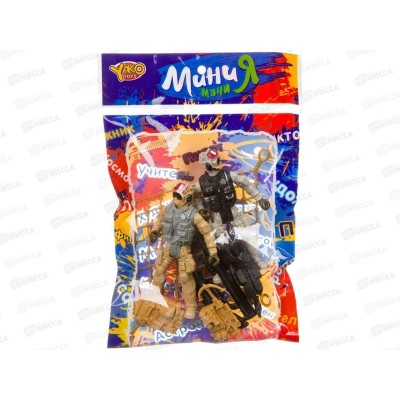 Набор игр. военный с 2 спецназовцами и собакой МиниМаниЯ, М7595-5, К93739