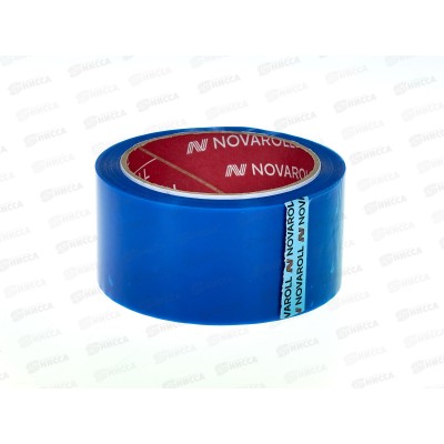 Скотч 48*66м прозрачный цветной НОВА РОЛЛ 38мкм, синий, 0140-0040 *36
