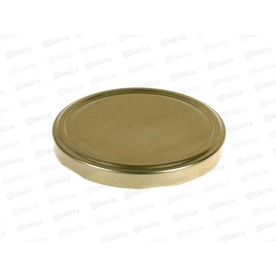 Крышка д/консер. Твист-0фф  диам.100мм золото (Елабуга) *8/260