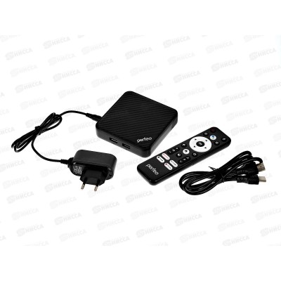 ТВ-приставка Perfeo Smart-TV BOX &quotLOGIC 2/16&quot, Allwinner H313, Android 10, 2Gb/16Gb, HDMI/AV, Пульт Bluetooth