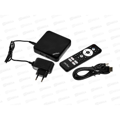 ТВ-приставка Perfeo Smart-TV BOX &quotLOGIC 2/18&quot, Allwinner H313, Android 10, 2Gb/8Gb, HDMI/AV, Пульт Bluetooth