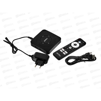ТВ-приставка Perfeo Smart-TV BOX &quotVISION 2/8&quot, Allwinner H618, Android 12, 2Gb/8Gb, HDMI/AV, Пульт Bluetooth