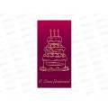 Конверт для денег КП С днем рождения, премиум, 9826 *10