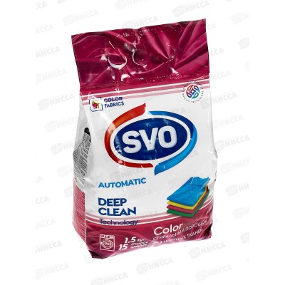 SVO порошок для стирки 1,5кг Цветной *12 SVO порошок для стирки 1,5кг Цветной *12