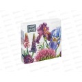 Салфетки 3сл 25л 24*24 Bouquet de Luxe Декоративные ирисы,25563*15