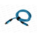 Кабель Bold Type C Lightning д/зарядки и передачи данных, Smartbuy IK-12-PDBOLD-BLUE 3A 1м