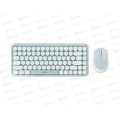 Клавиатура+мышь мультимед Smartbuy мятно-белый, SBC-626376AG-M