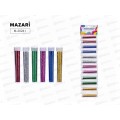 Блестки декорат. Mazari 12шт 6цв.*4,5г в тубах М-20241 *10