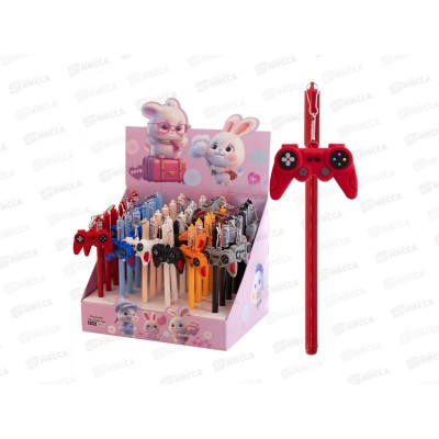 Ручка шар. Alingar Game 0.7мм син.с брелком,AL11639*36