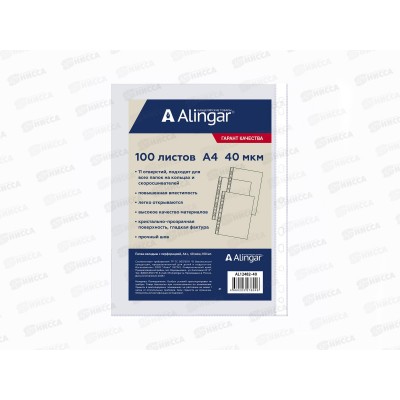 Мультифор A4+ Alingar 40мкм, глянц. AL12482-40 *1000