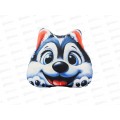 Подушка декоративная мордочка Собачка 30см МТГ01103 Levatoys в пак.