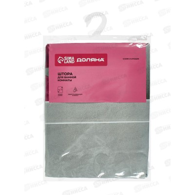 Штора для ванной "Камни и орхидея" 180х180см, EVA 1204918 Штора для ванной "Камни и орхидея" 180х180см, EVA 1204918