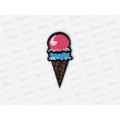 Термоаппликация Мороженое 7,2*3,5см 1881029 *10