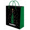 Пакет подарочный MI 26,4х32,7х8см (L) Веселый праздник ППК-7865 *12