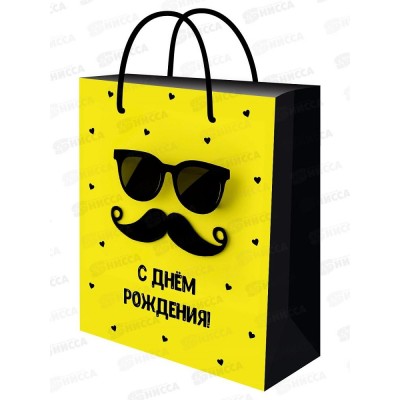 Пакет подарочный MI 26,4х32,7х8см Джентельмен ППК-7861 *12