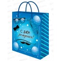 Пакет подарочный MI 26,4х32,7х8см Мужская компания, ППК-7836 *12