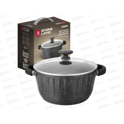 Кастрюля Stone Land SL61-001 2,4л 20см алюминиевая Кастрюля Stone Land SL61-001 2,4л 20см алюминиевая