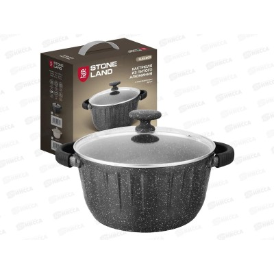 Кастрюля Stone Land SL61-003 4,6л 24см алюминиевая Кастрюля Stone Land SL61-003 4,6л 24см алюминиевая