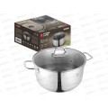 Кастрюля Stone Land SL01-004 4,2л 22см нержавеющая сталь