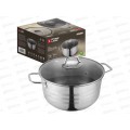 Кастрюля Stone Land SL01-008 2,9л 18см нержавеющая сталь