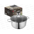 Кастрюля Stone Land SL01-009 3,9л 20см нержавеющая сталь