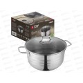 Кастрюля Stone Land SL01-010 5,1л 22см нержавеющая сталь Кастрюля Stone Land SL01-010 5,1л 22см нержавеющая сталь