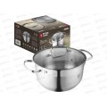 Кастрюля Stone Land SL01-015 5,1л 22см нержавеющая сталь Кастрюля Stone Land SL01-015 5,1л 22см нержавеющая сталь