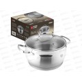 Кастрюля Stone Land SL01-027 5,6л 22см нержавеющая сталь