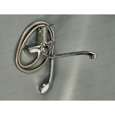 Смеситель д/ванны длин.излив перекл.в корпусе, хром, EM2203 *10 Смеситель д/ванны длин.излив перекл.в корпусе, хром, EM2203 *10