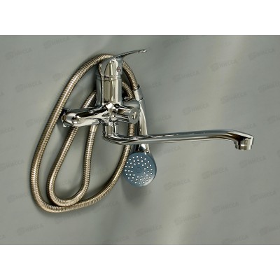 Смеситель д/ванны длин.излив перекл.в корпусе, хром, EM2216  *10