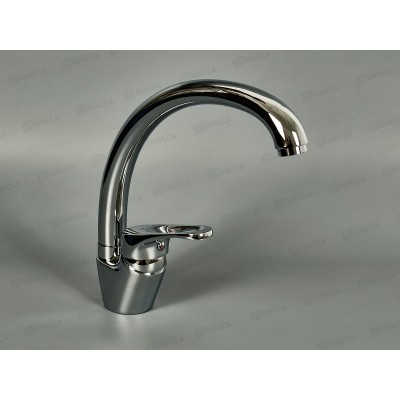 Смеситель д/кухни с гайкой, хром, EM4113  *10