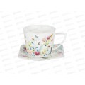 Набор чайный 2пр. Цветы MILLIMI, 250мл, фарфор, 802-520    г