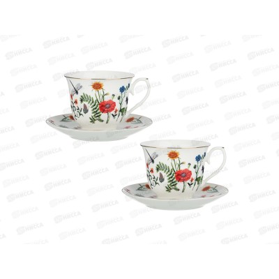 Набор чайный 4пр. Аличе MILLIMI, 225мл, фарфор, 802-567    г