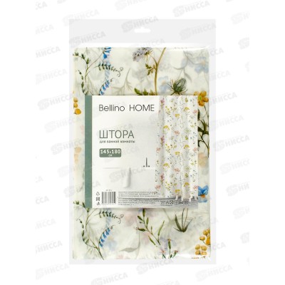 Штора д/ванной, таффета, 145х180см, ШТТФ056-21001, 461-674  г