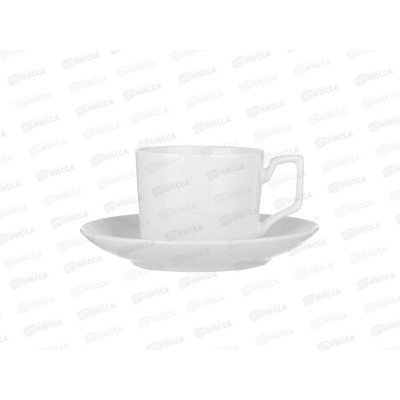 Набор чайный 2пр. Белый MILLIMI, 240мл, фарфор, 802-525    г