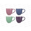 Кружка 370мл Пастель, фарфор, 4 цвета, MILLIMI, 806-364   г