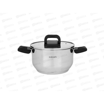 Кастрюля  2,4л Манн SATOSHI, стекл. крышка, индукция 822-299  г