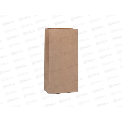 Пакет крафт.бумажный фас.прямоуг.дно 12*8*24см *100 3742617