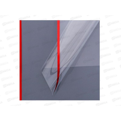 Пленка д/цветов с тиснением 50*57см кант красный *20 9771465