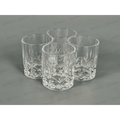 Набор вращающихся стаканов 4шт 290мл MILLIMI стекло, 878-698  г