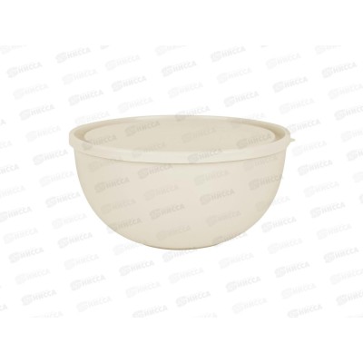 Салатник &quotGalaxy&quot 2,5л с крышкой молочный туман, РТ185510048 *32