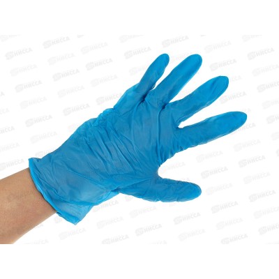 Перчатки Optisafe нитриловые голубые XL, 27-3779 *50/500