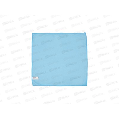 Салфетка из микрофибры Optiline 40*40см для стекол и зеркал, 270гр., голубой, 31-3986